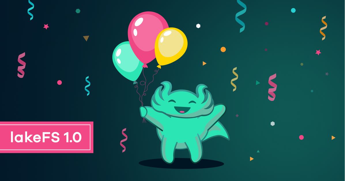 lakeFS 1.0 Campaign theme banner 1200x628